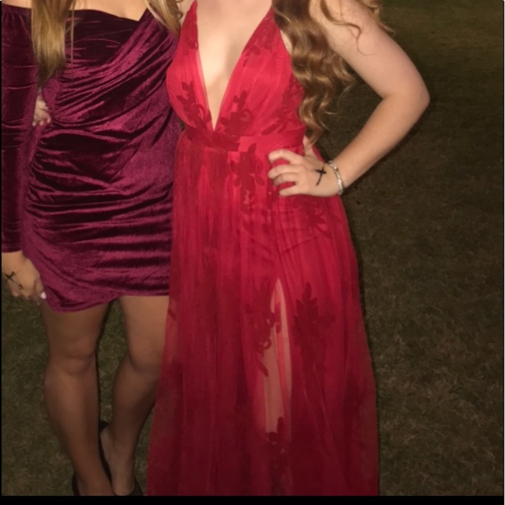 Red dress
